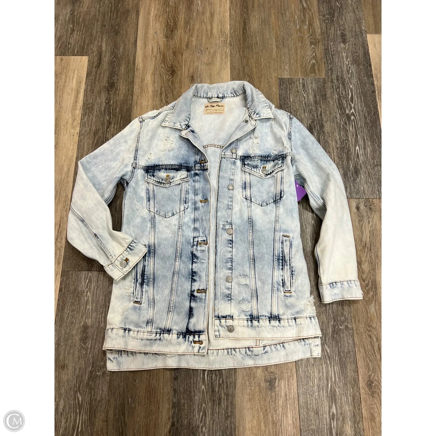 Jacket Denim By We The Free In Blue Denim, Size: Xs