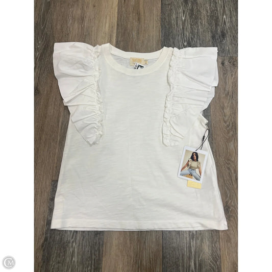 Top Short Sleeve By Nation In White, Size: Xs