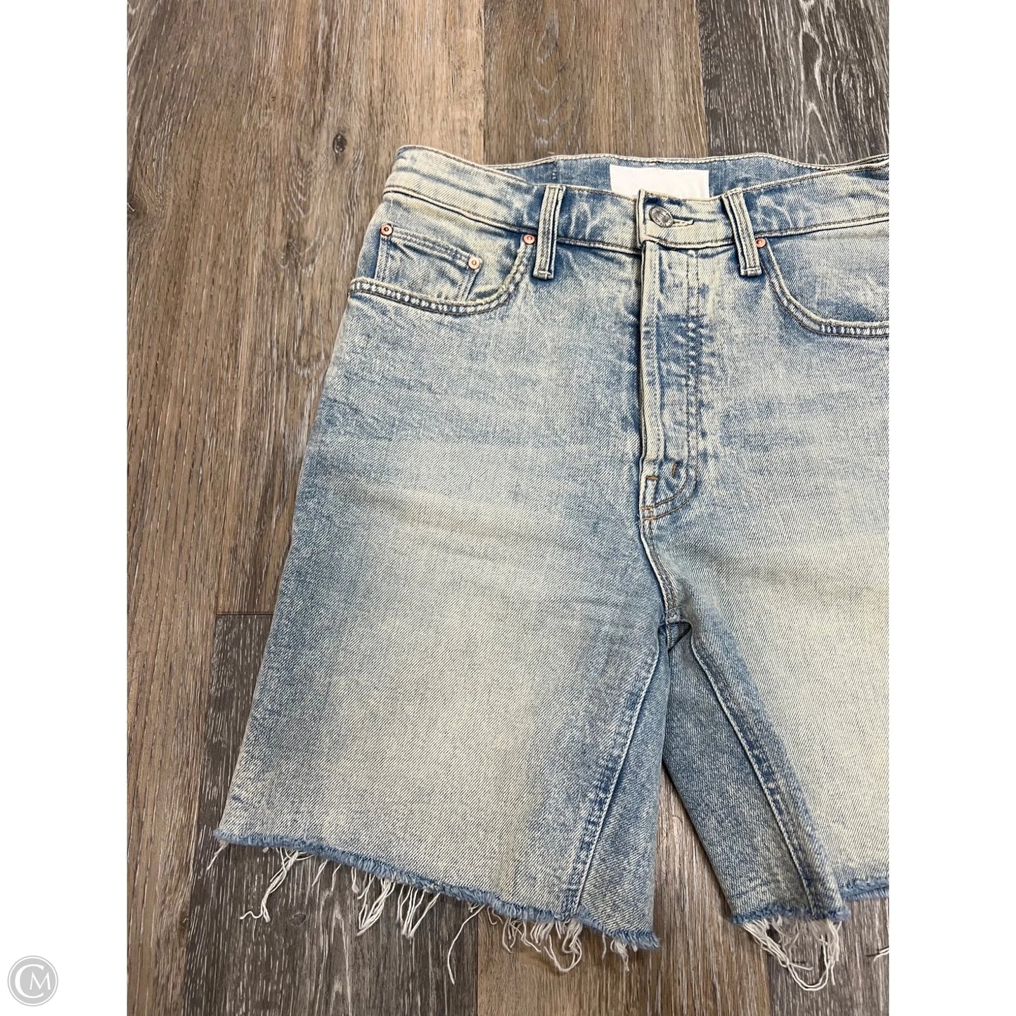 Shorts By Mother In Blue Denim, Size: 2/26