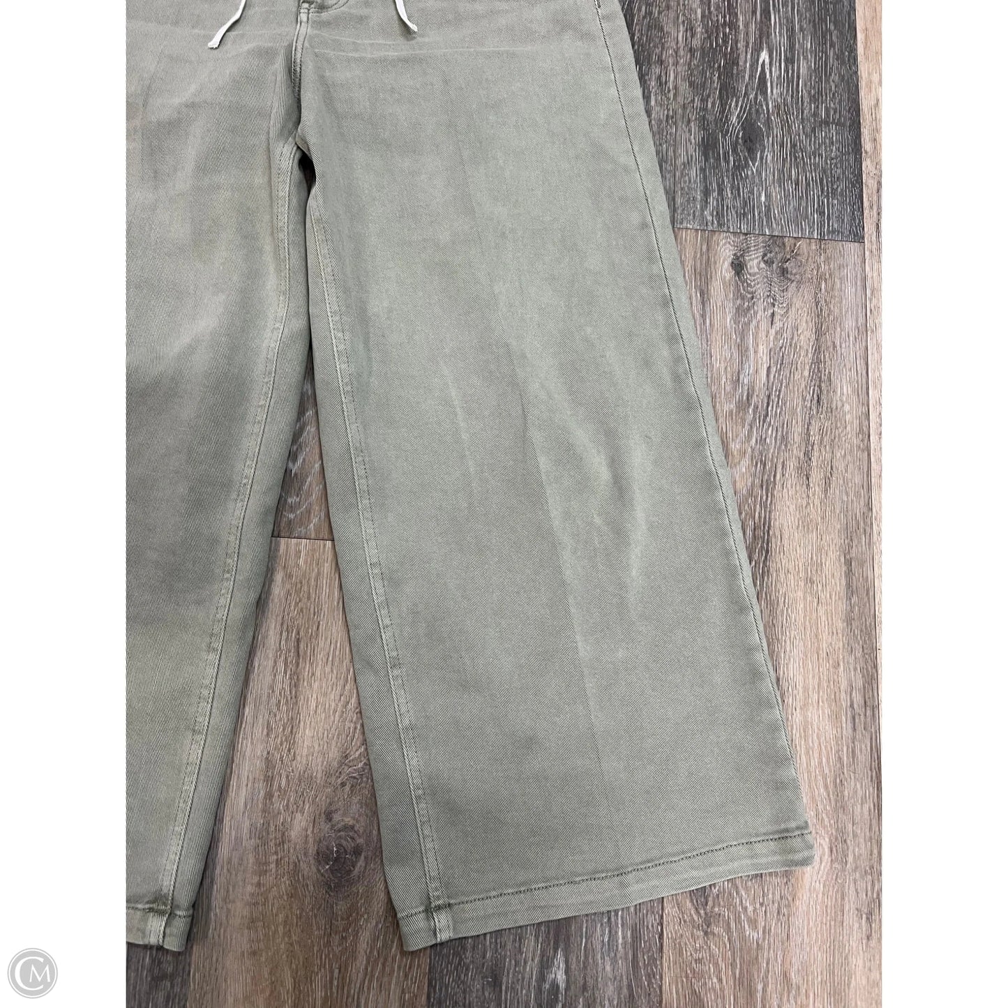 Jeans Wide Leg By Dear John In Green Denim, Size: 4