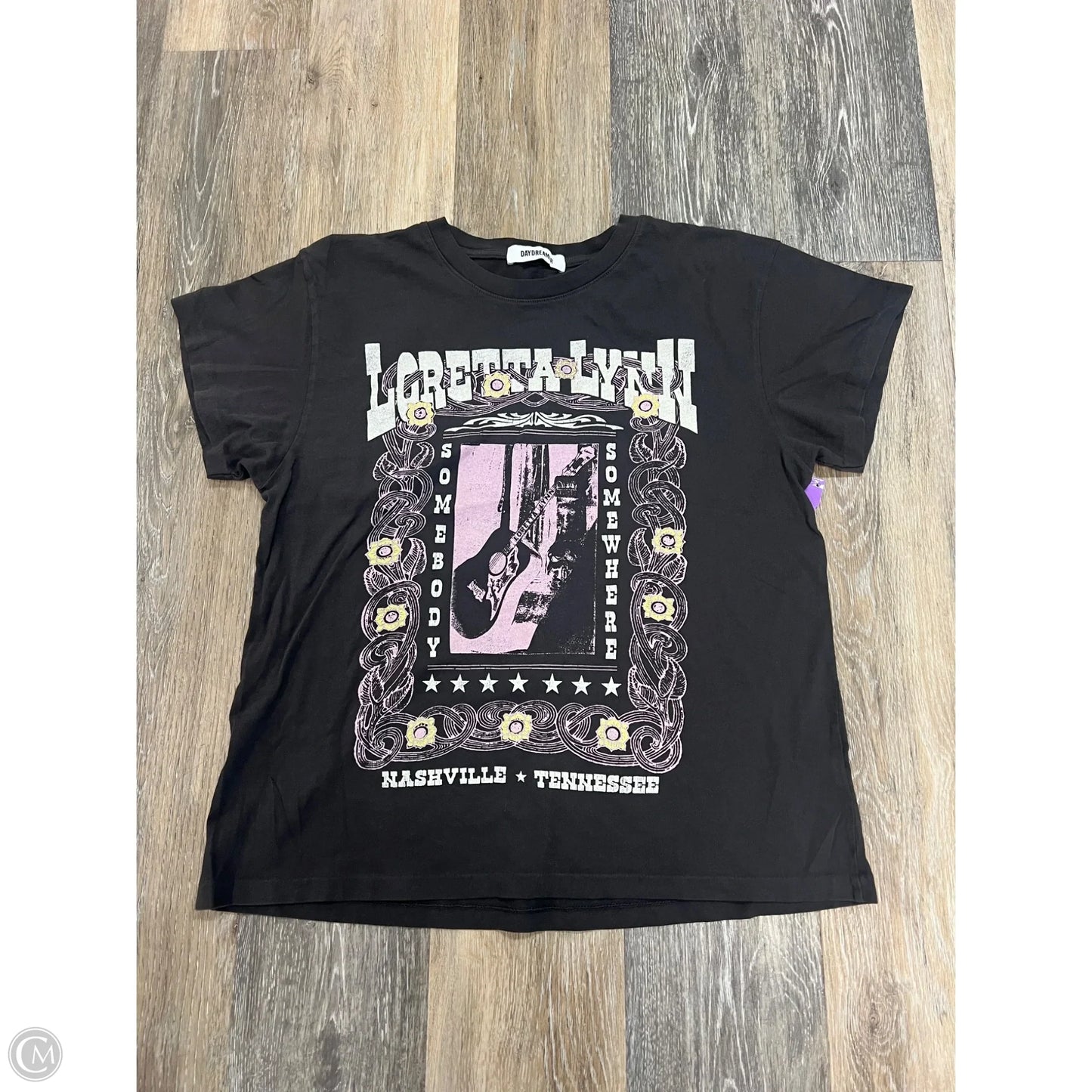 Top Short Sleeve By Daydreamer In Grey, Size: M