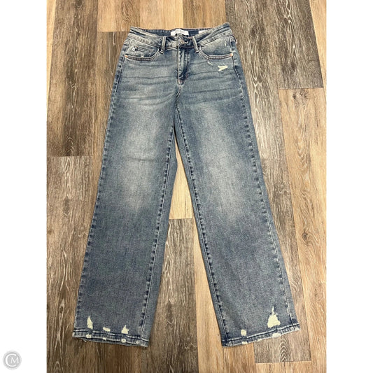 Jeans Straight By Judy Blue In Blue Denim, Size: 4/27