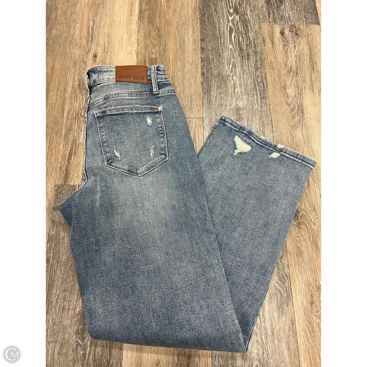 Jeans Straight By Judy Blue In Blue Denim, Size: 4/27