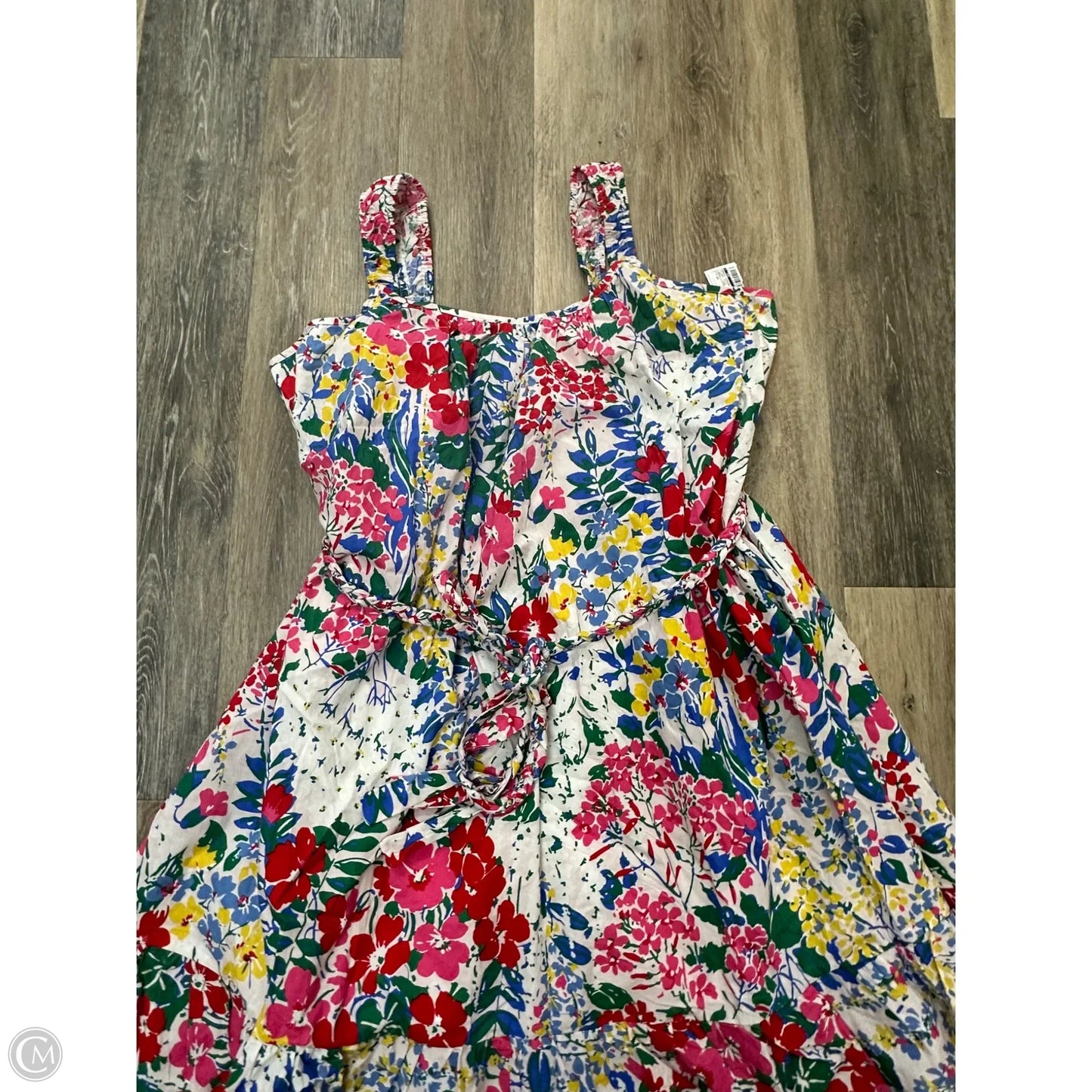 Dress Casual Midi By Grace + Emma In Floral Print, Size: 2x