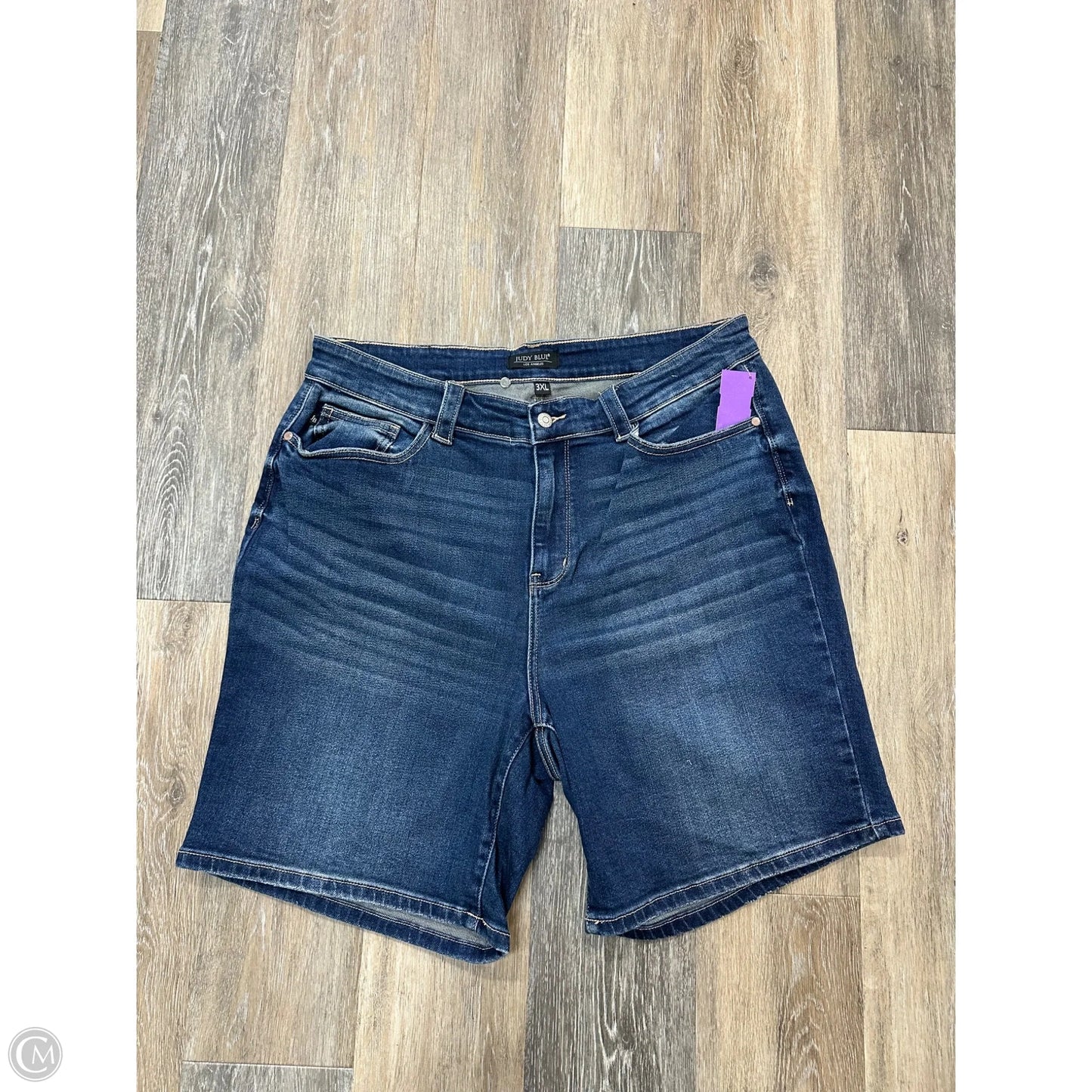 Shorts By Judy Blue In Blue Denim, Size: 3x