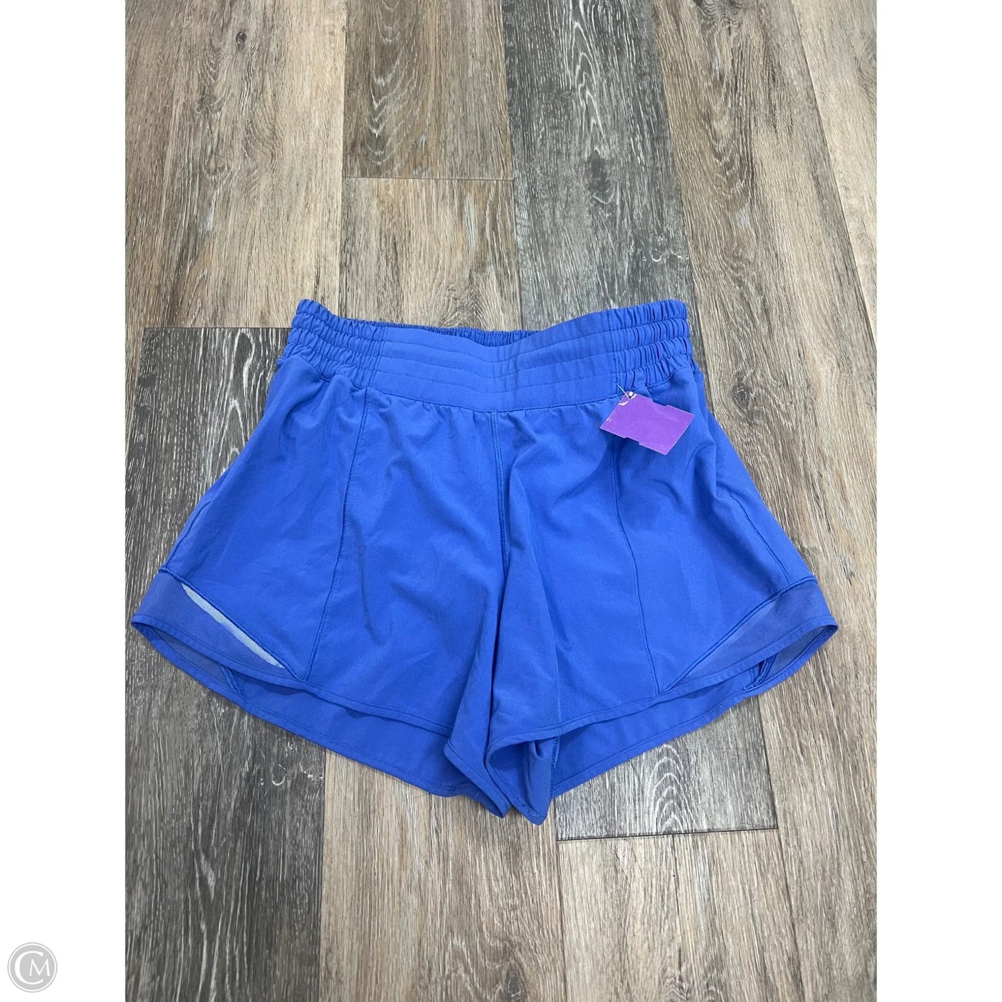 Athletic Shorts By Lululemon In Blue, Size: 6