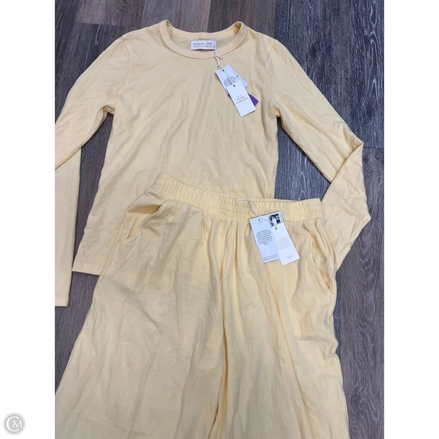 Lounge Set Pants By Abercrombie And Fitch In Yellow, Size: S