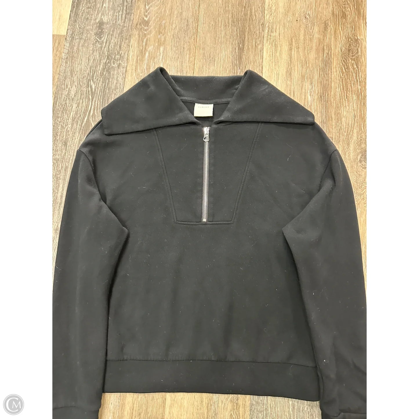 Athletic Sweatshirt Crewneck By Varley In Black, Size: S