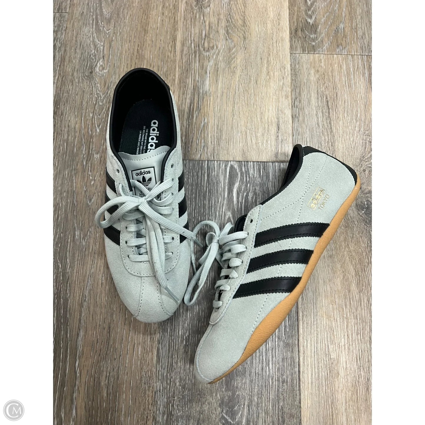 Shoes Sneakers By Adidas In Grey, Size: 7.5