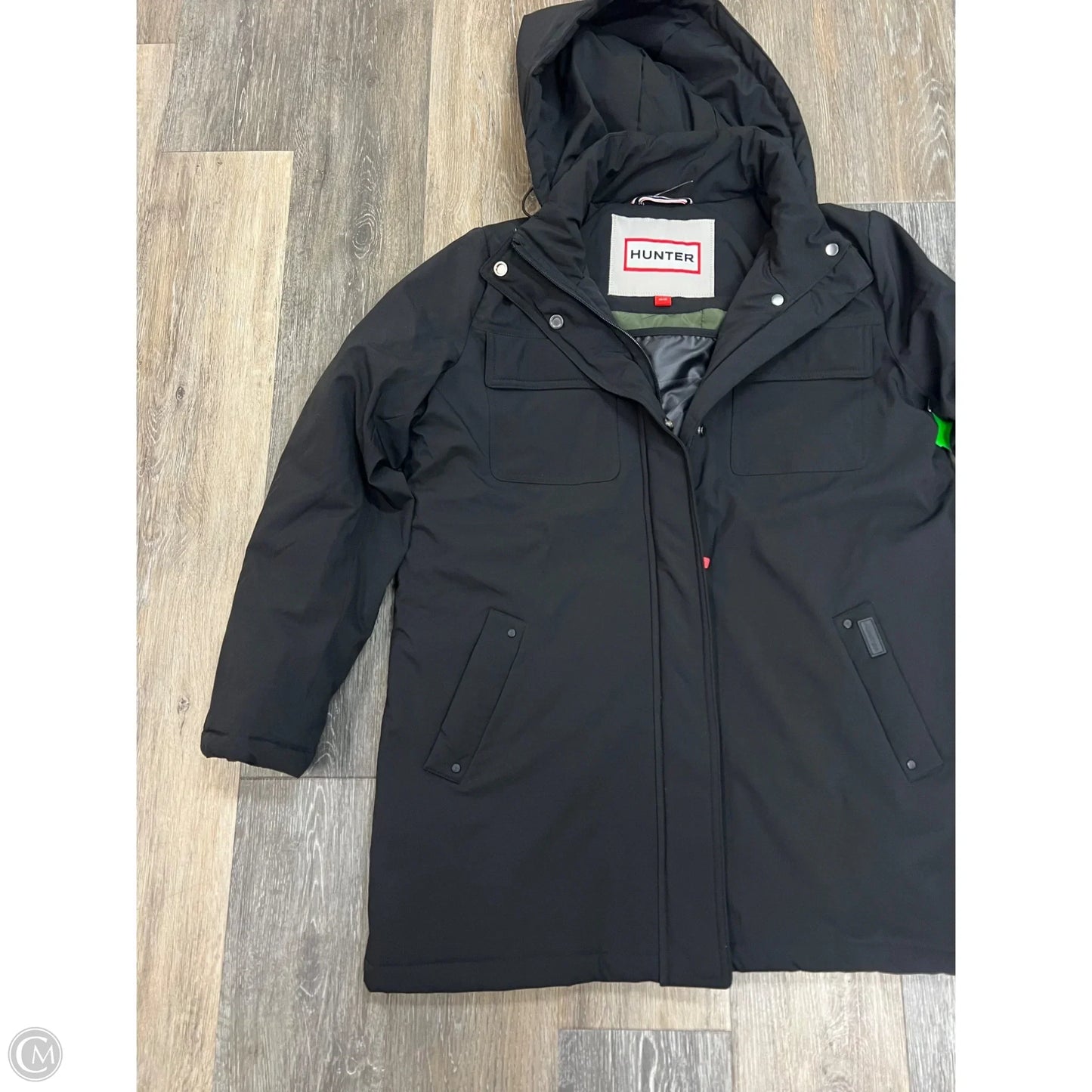 Coat Puffer & Quilted By Hunter In Black, Size: M