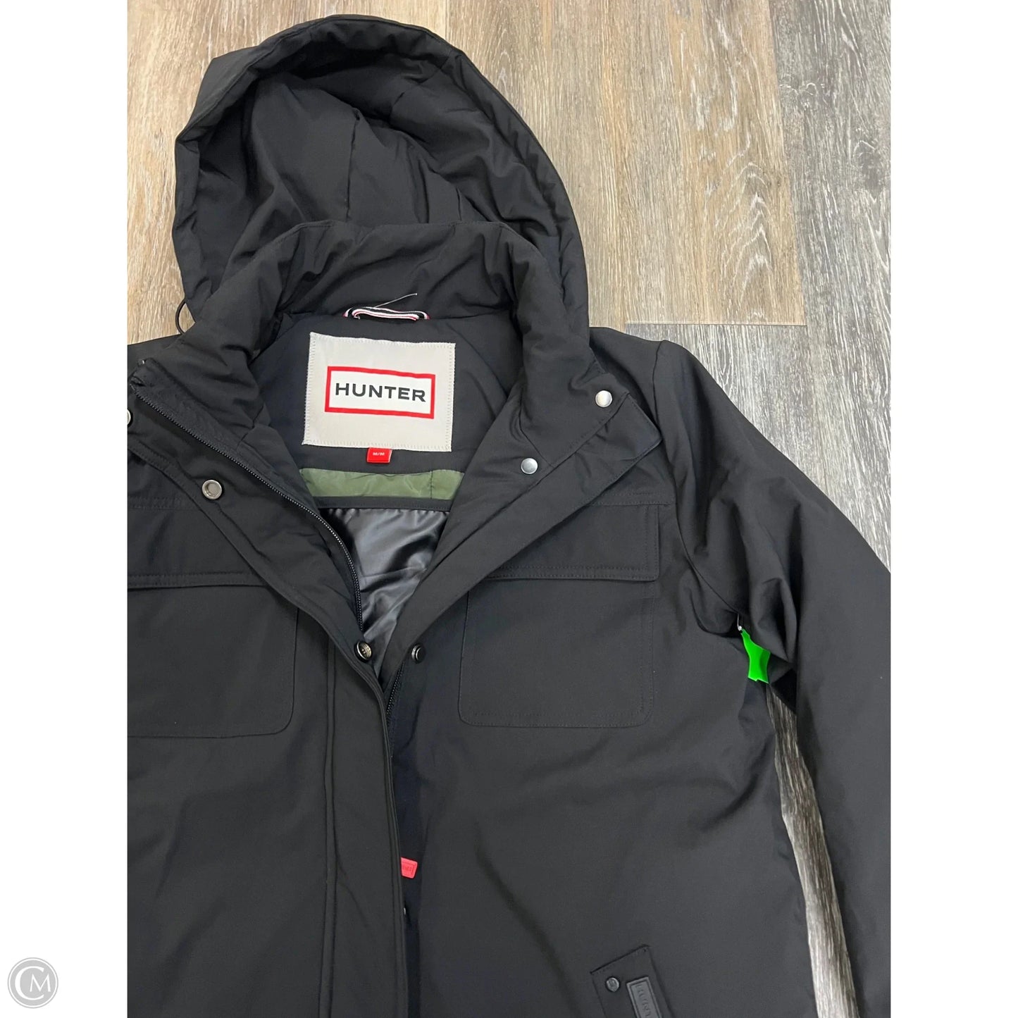 Coat Puffer & Quilted By Hunter In Black, Size: M