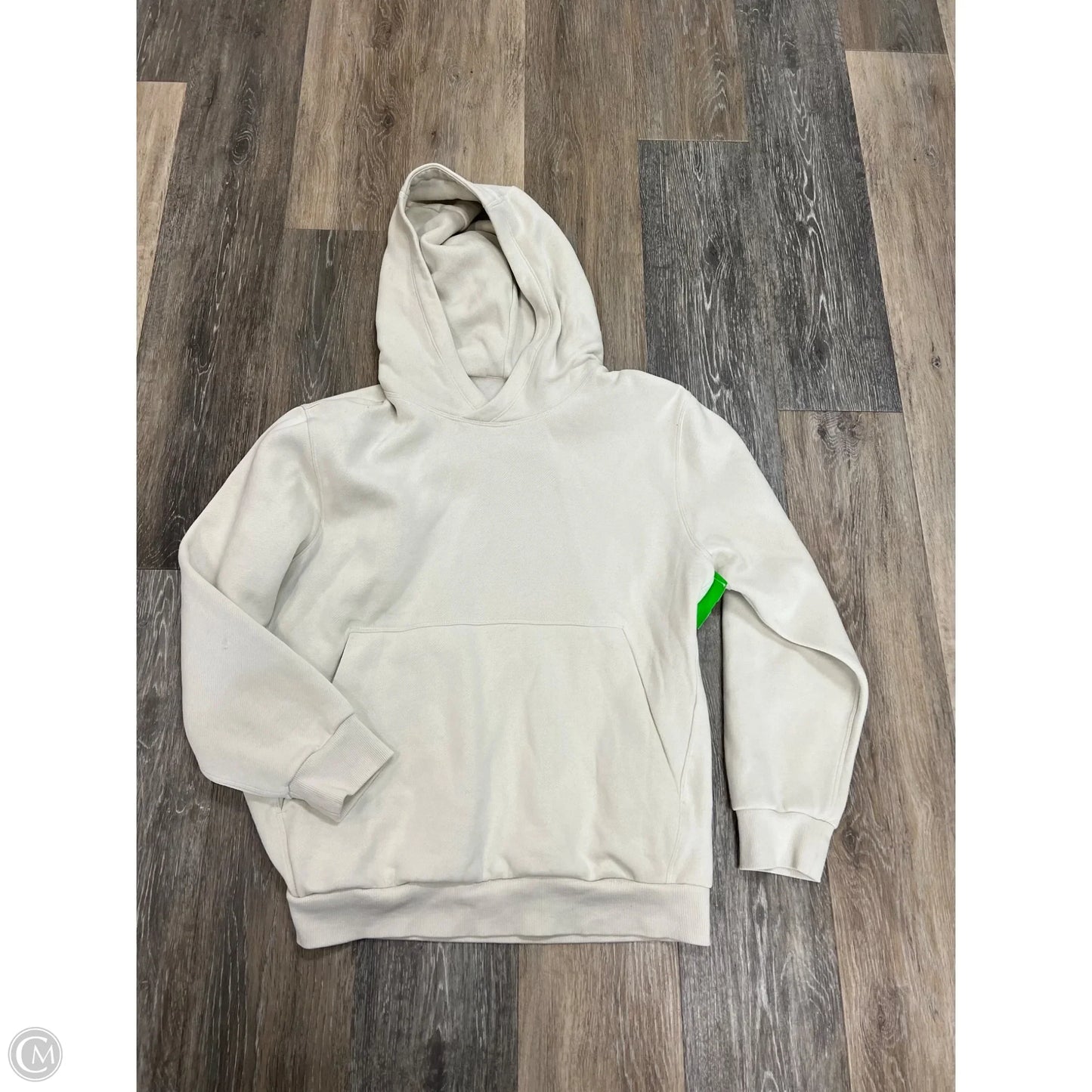 Athletic Sweatshirt Hoodie By Lululemon In Cream, Size: Xs
