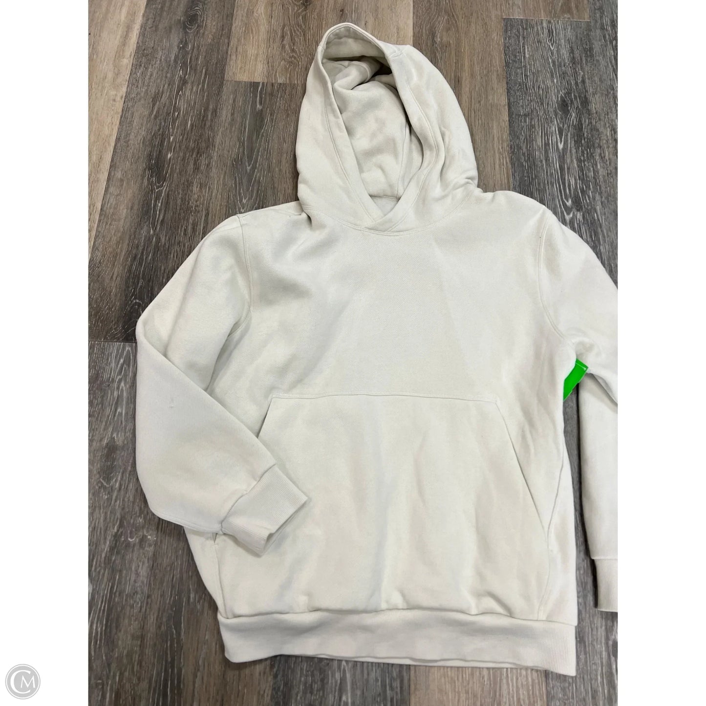 Athletic Sweatshirt Hoodie By Lululemon In Cream, Size: Xs
