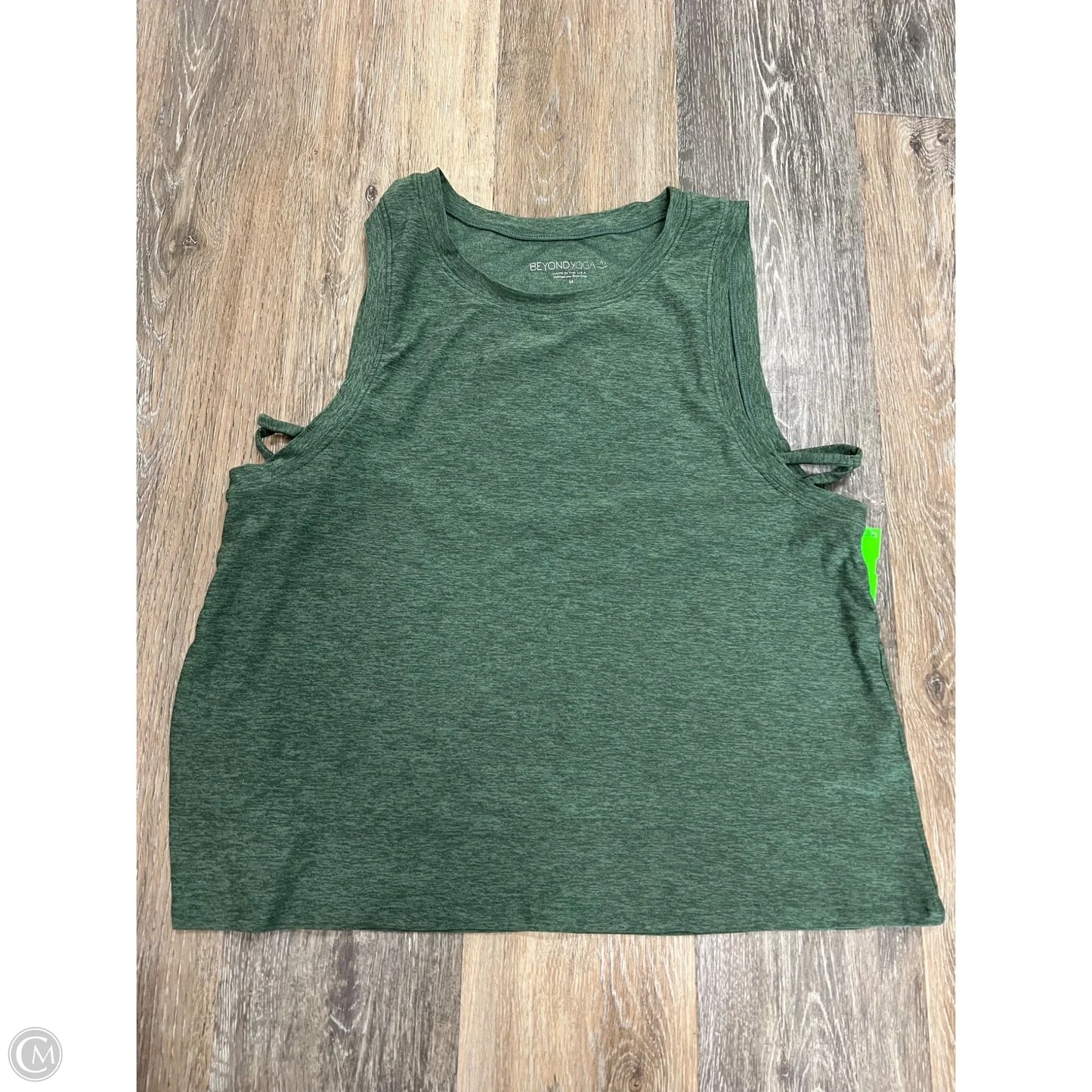Athletic Tank Top By Beyond Yoga In Green, Size: M