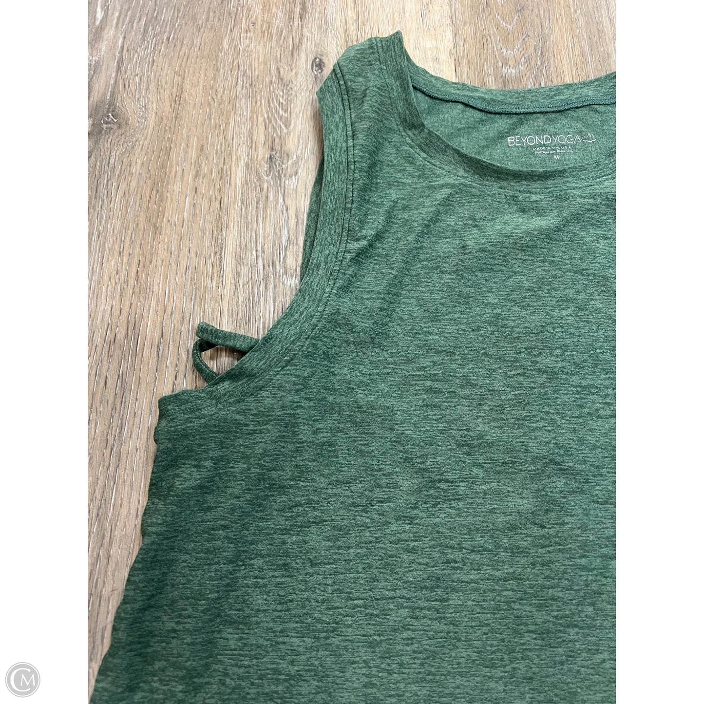 Athletic Tank Top By Beyond Yoga In Green, Size: M