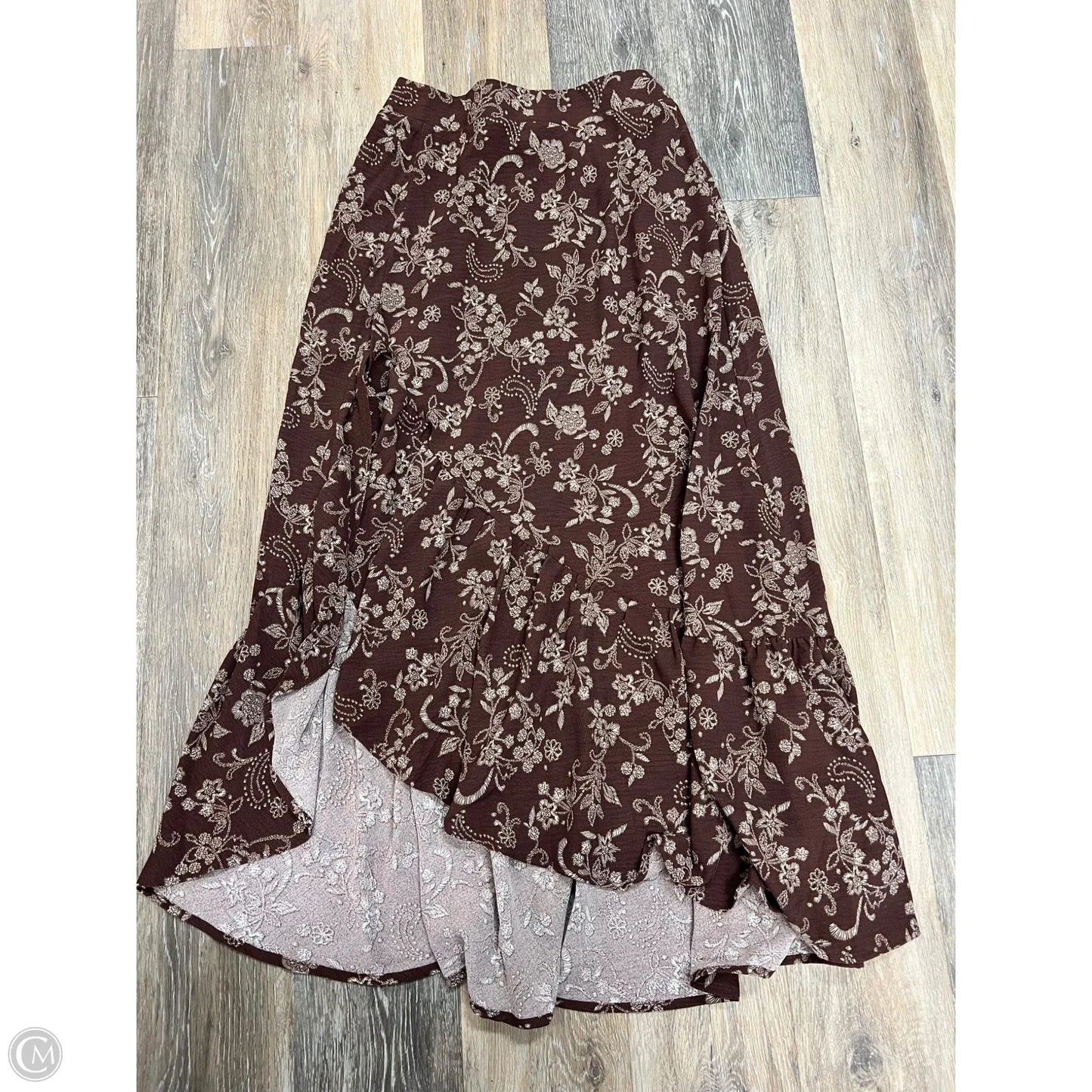 Skirt Maxi By Sterling and Stitch In Brown, Size: M