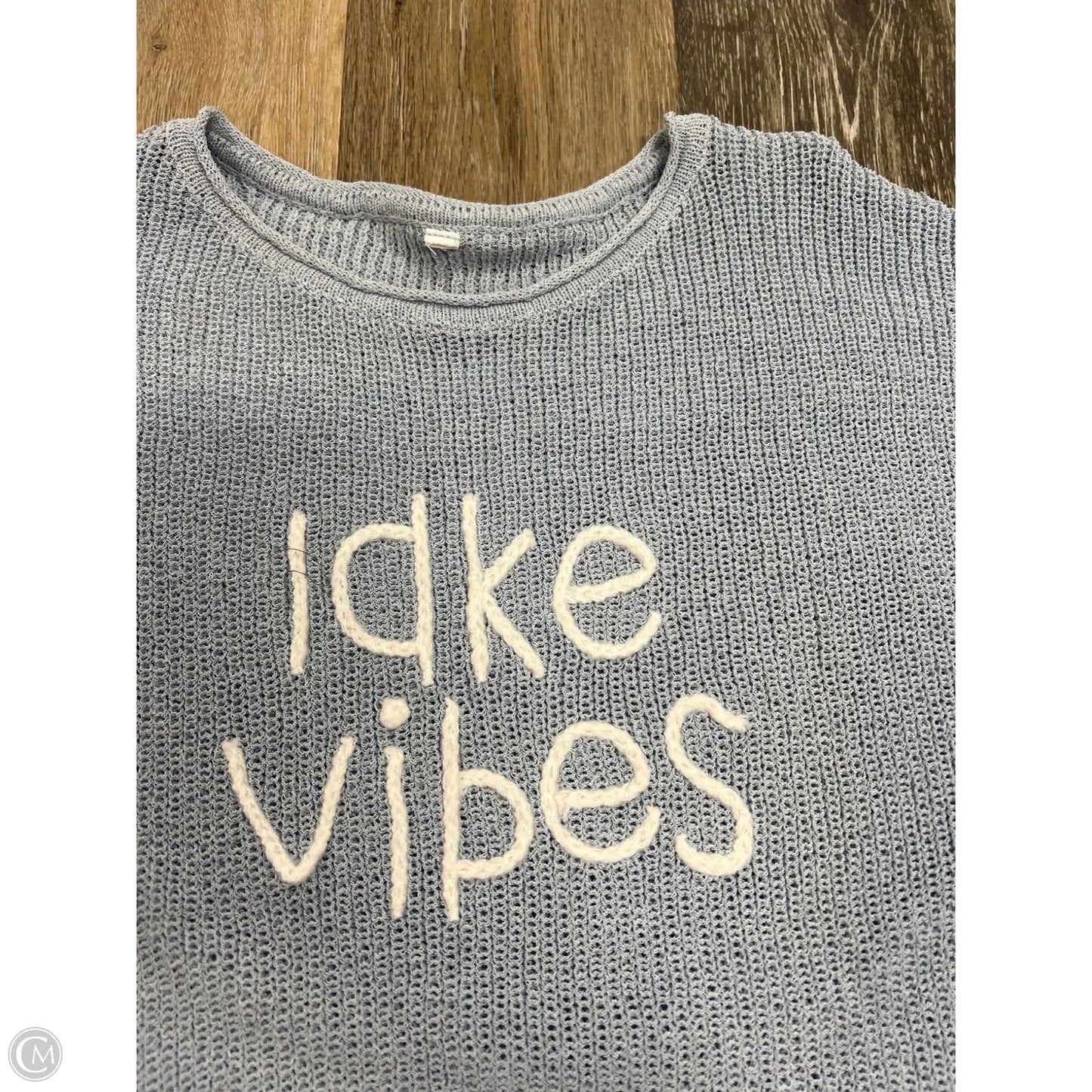 Sweater By Clothes Mentor In Blue, Size: M