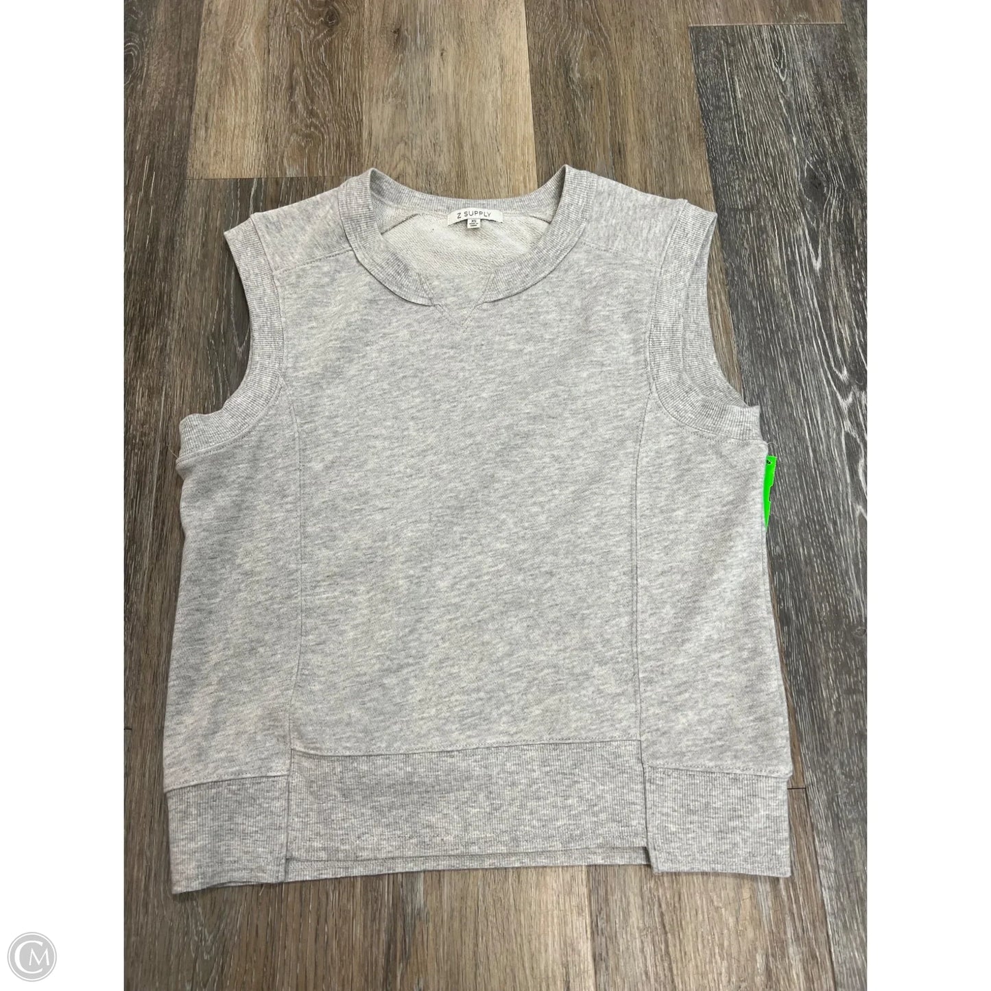 Top Sleeveless By Z Supply In Grey, Size: Xs