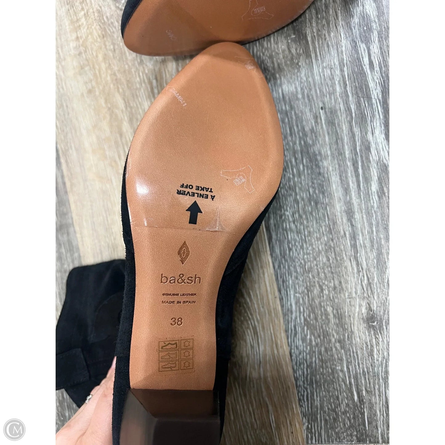 Boots Ankle Heels By BA&SH In Black, Size: 7.5