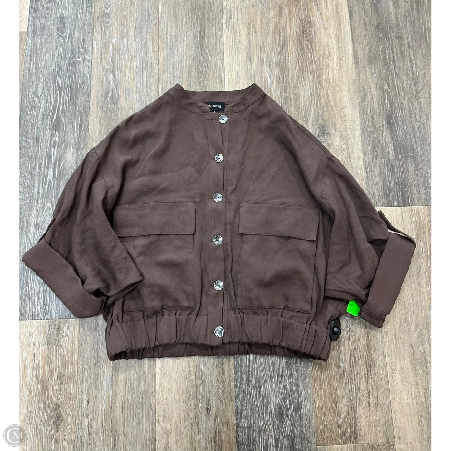 Jacket Utility By Evereve In Brown, Size: S
