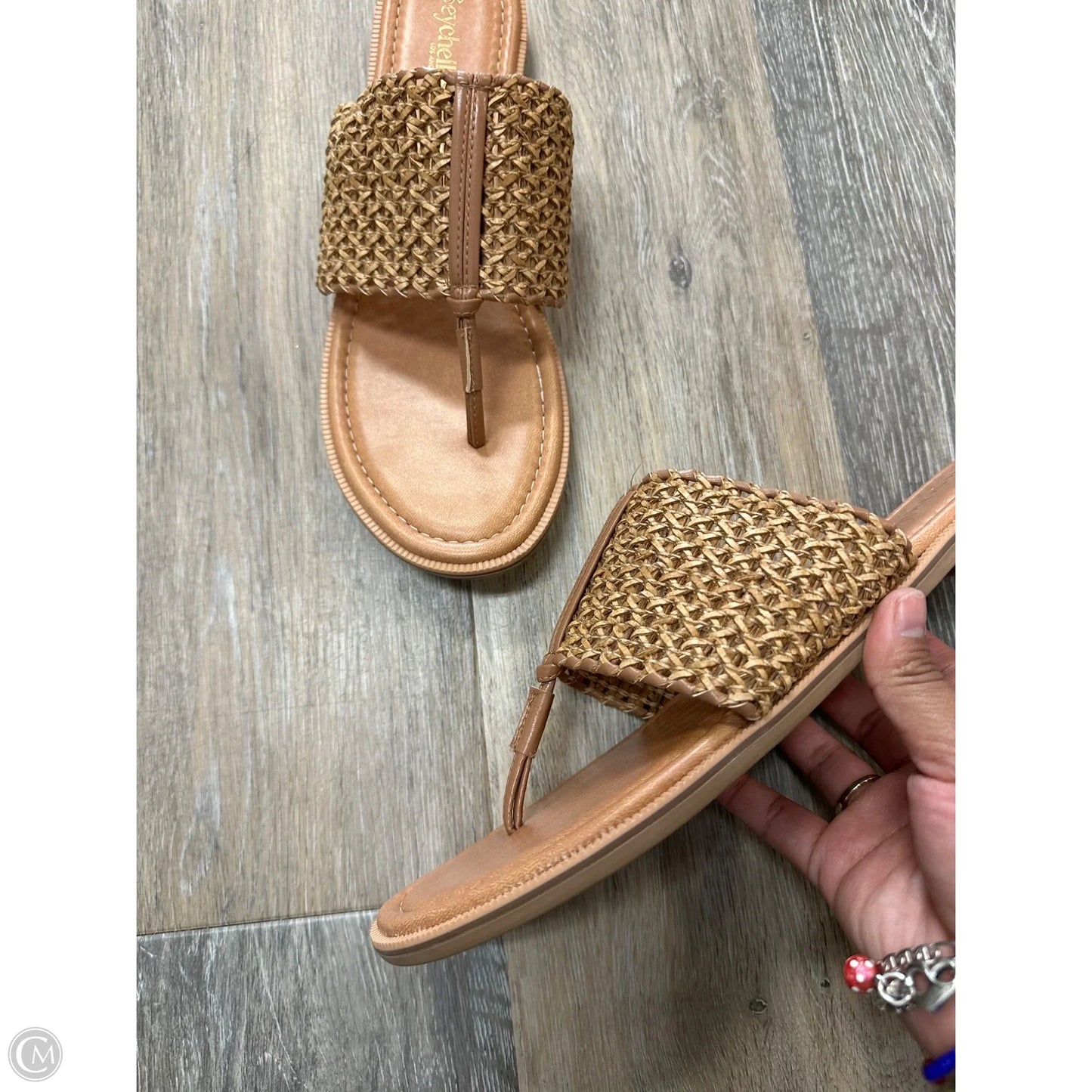 Sandals Flats By Seychelles In Tan, Size: 9