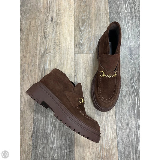 Boots Ankle Flats By Steve Madden In Brown, Size: 9