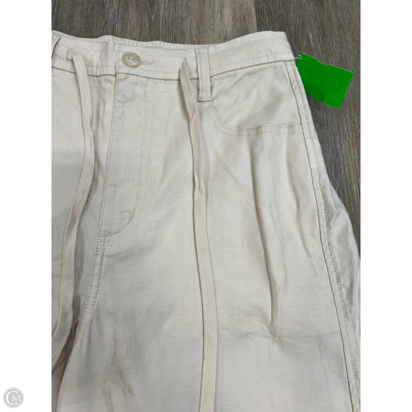 Pants Wide Leg By Evereve In Cream, Size: S