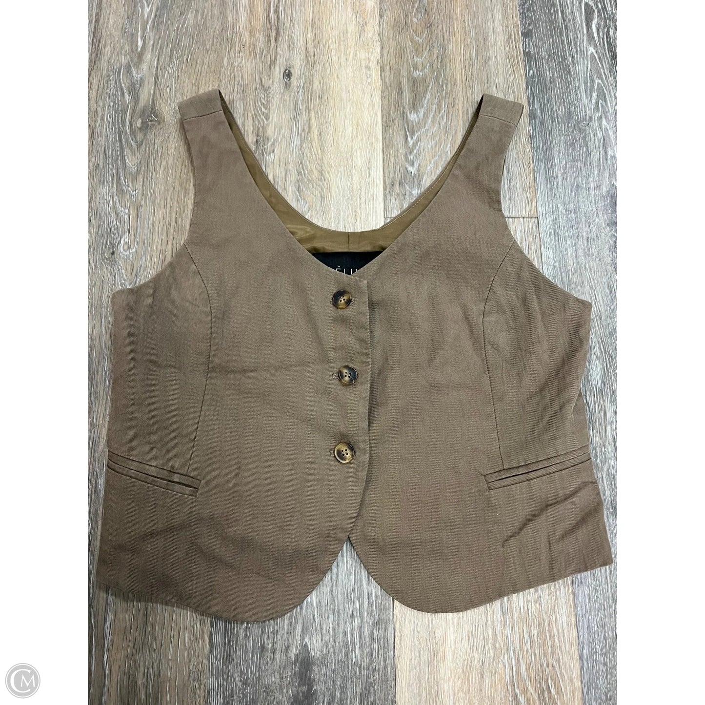 Vest Other By Deluc In Tan, Size: S