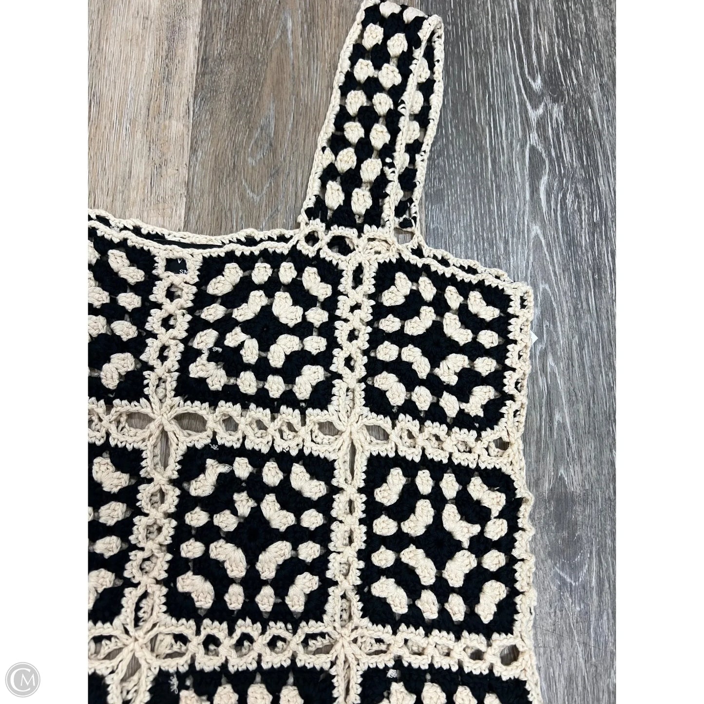 Dress Casual Short By Vici In Black & Cream, Size: S