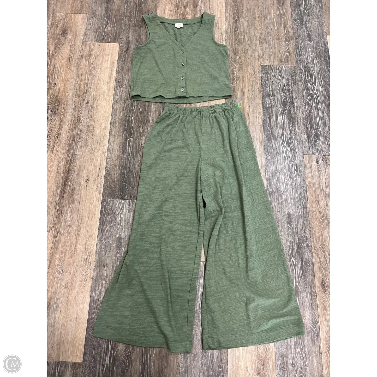 -Pants Set 2pc By Z Supply In Green, Size: Xs