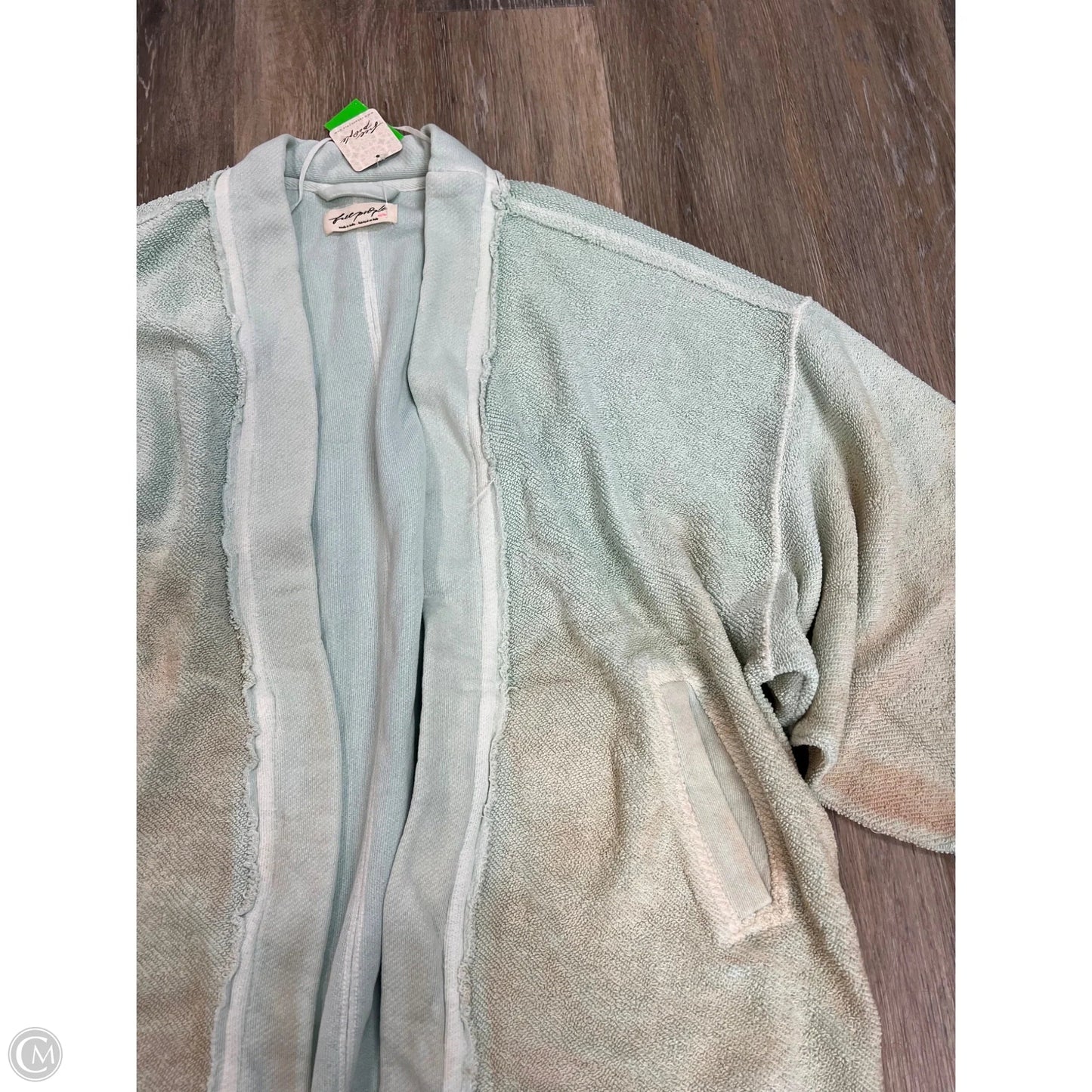 Sweater Cardigan By Free People In Green, Size: M