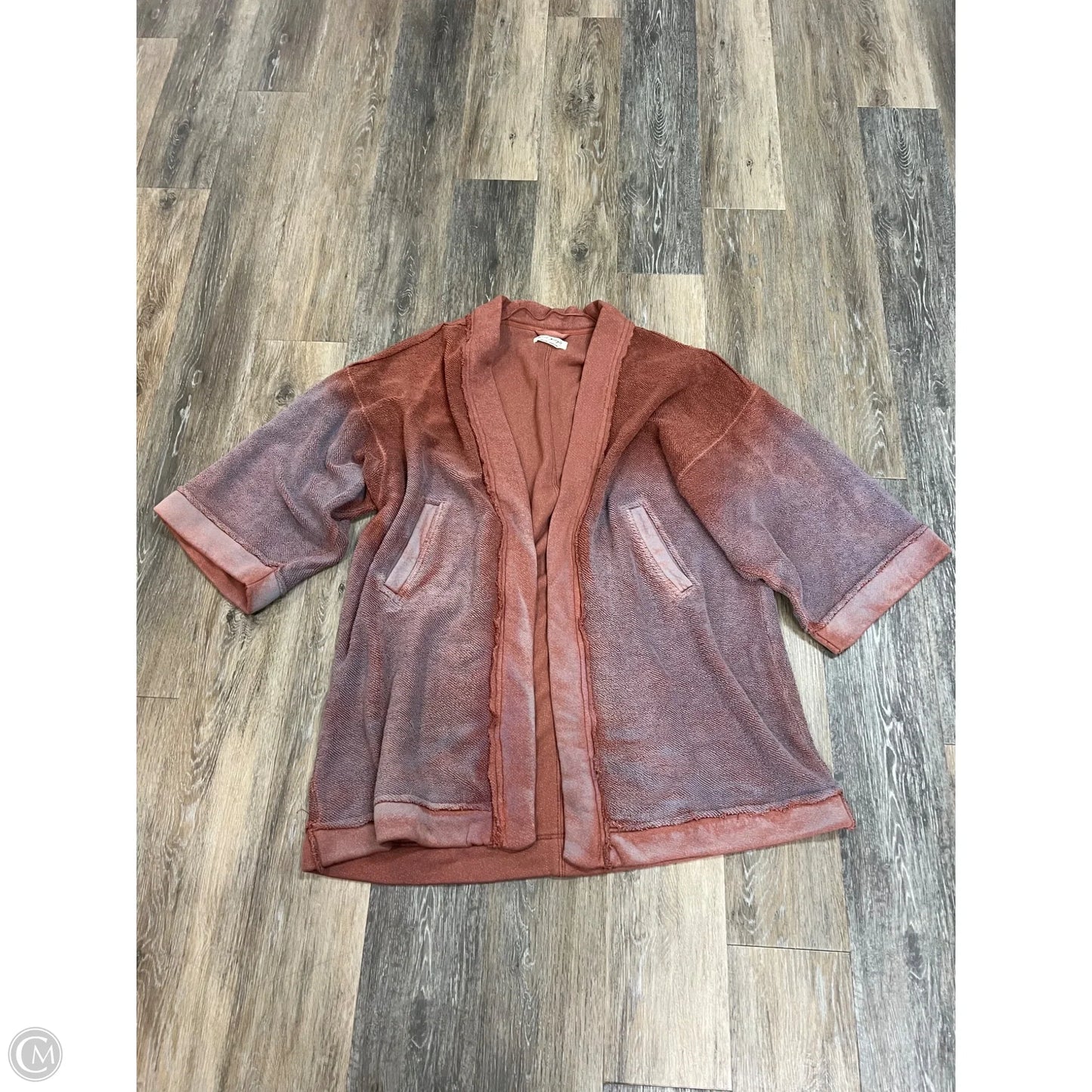 Sweater Cardigan By Free People In Purple & Red, Size: L