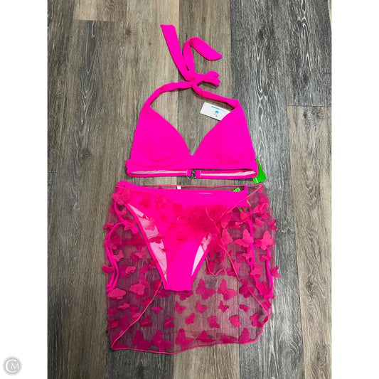 Swimsuit 3PC By Beachsissi In Pink, Size: M