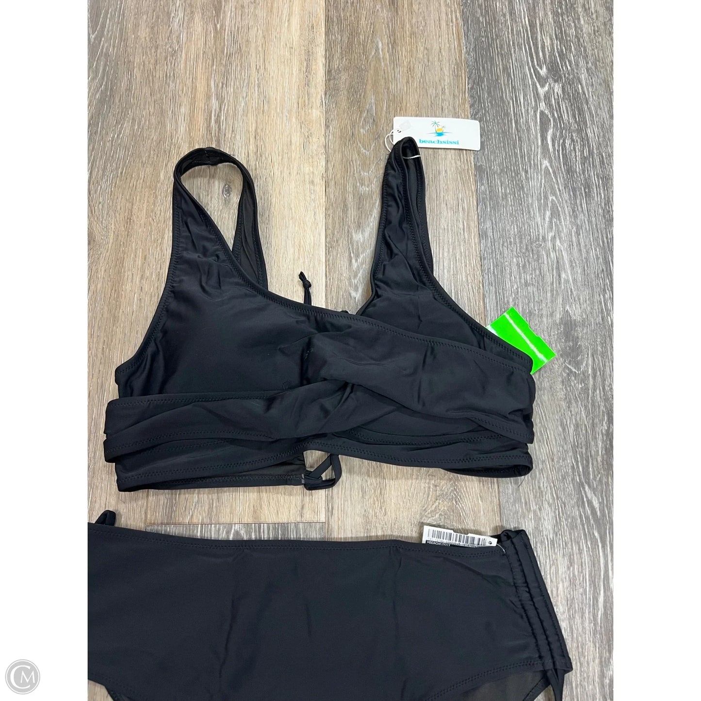 Swimsuit 2pc By Beachsissi In Black, Size: L