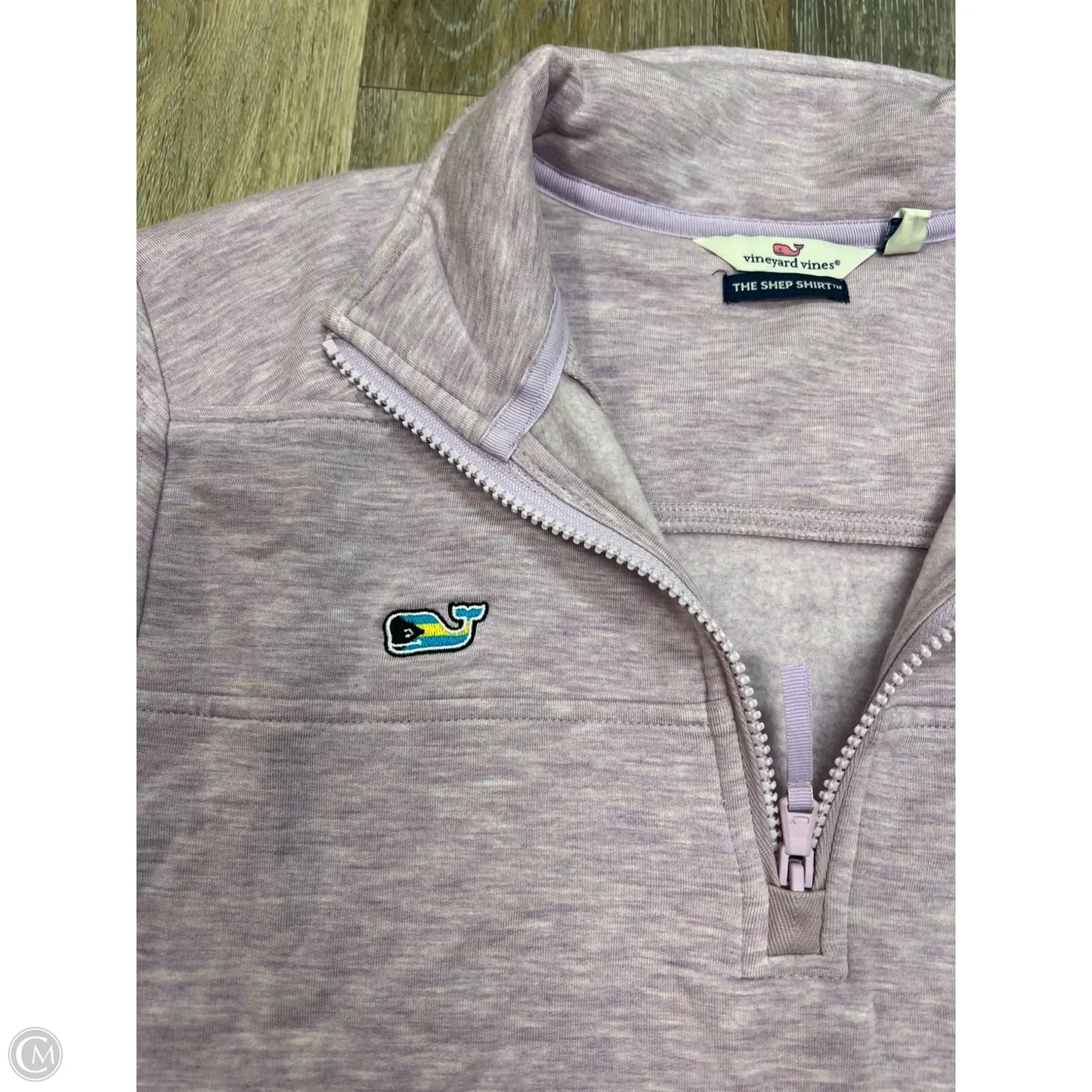 Athletic Sweatshirt Collar By Vineyard Vines In Purple, Size: M