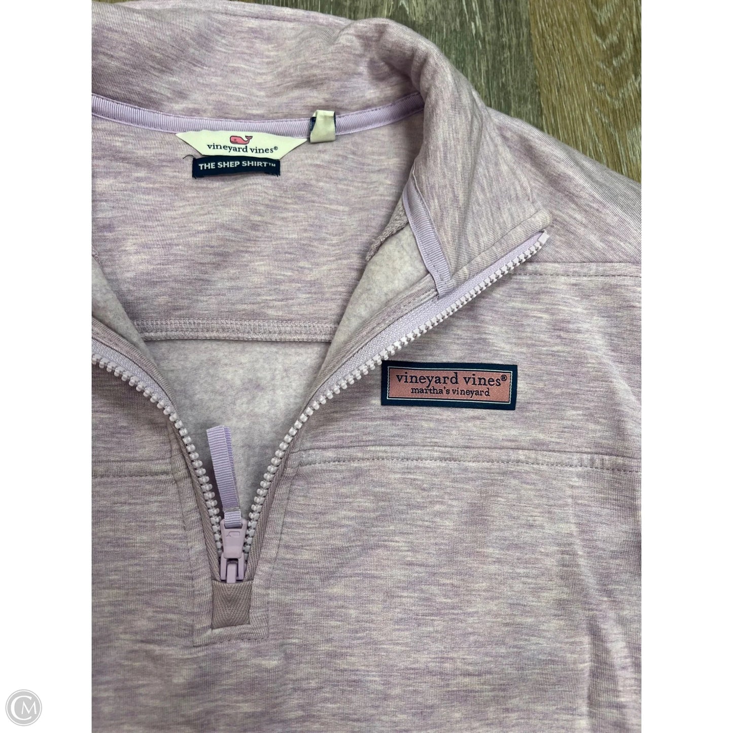Athletic Sweatshirt Collar By Vineyard Vines In Purple, Size: M