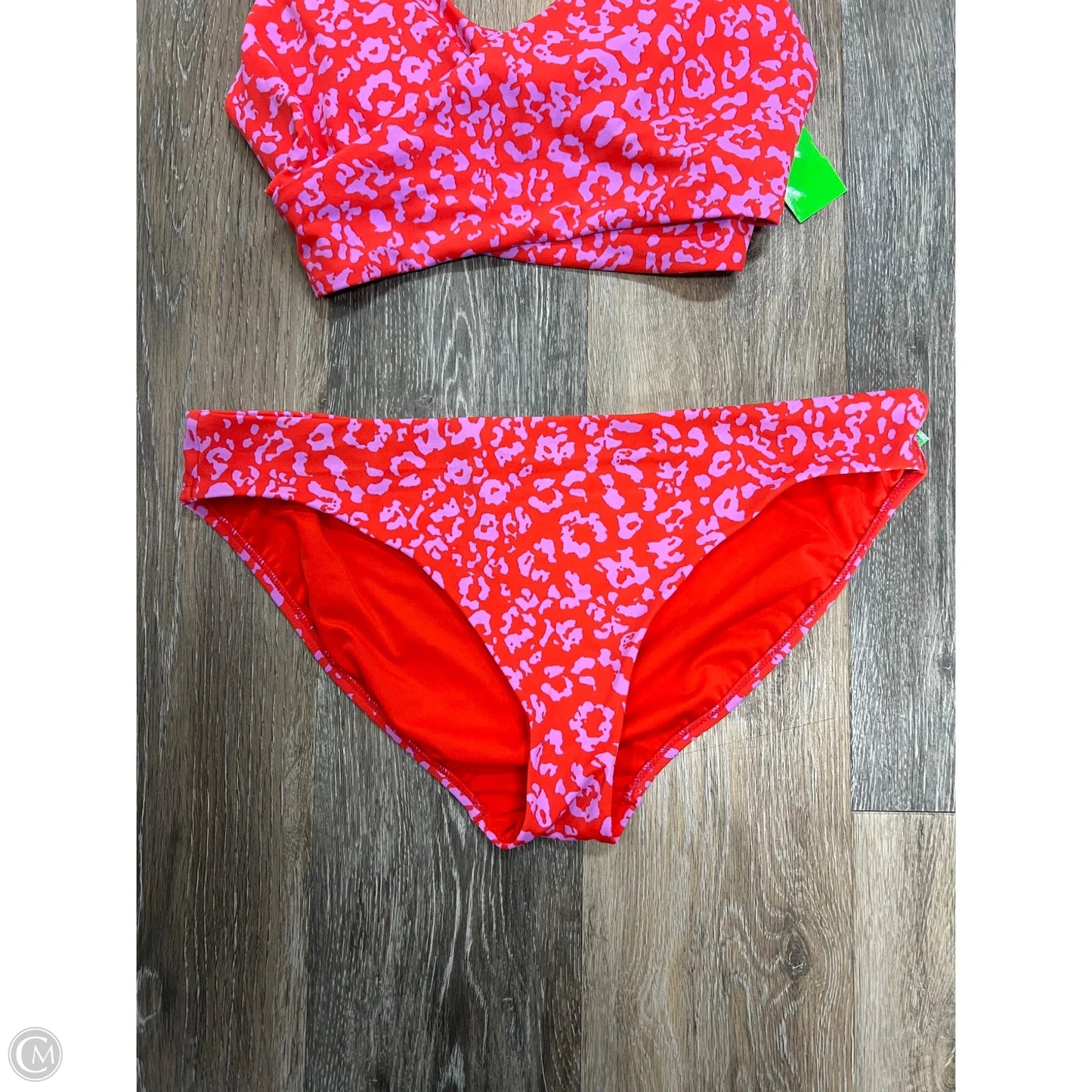 Swimsuit 2pc By Athleta In Pink & Red, Size: L
