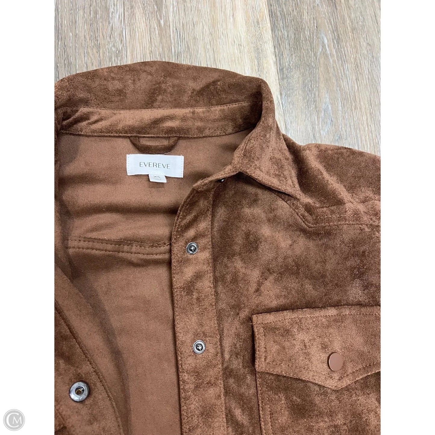 Jacket Other By Evereve In Brown, Size: Xs