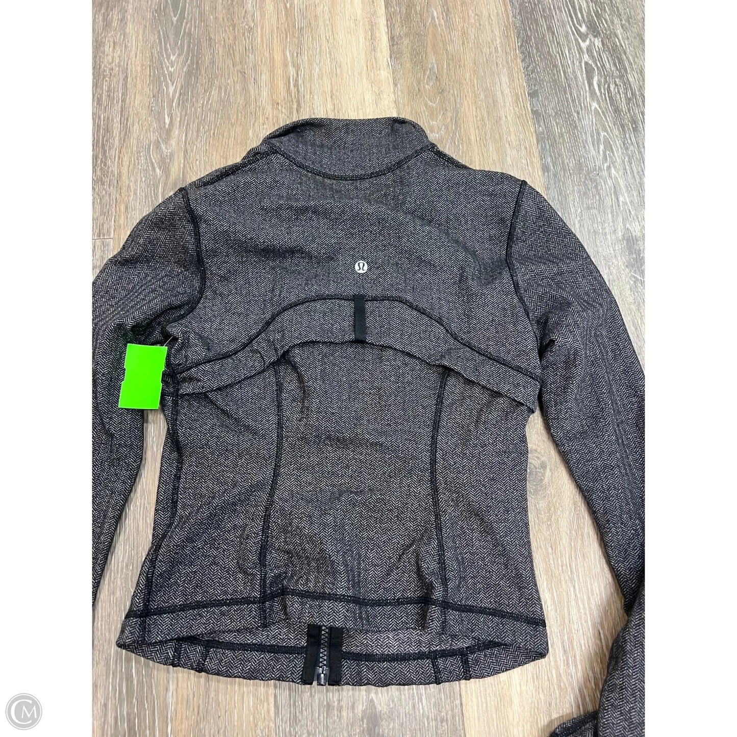 Athletic Jacket By Lululemon In Grey, Size: 6