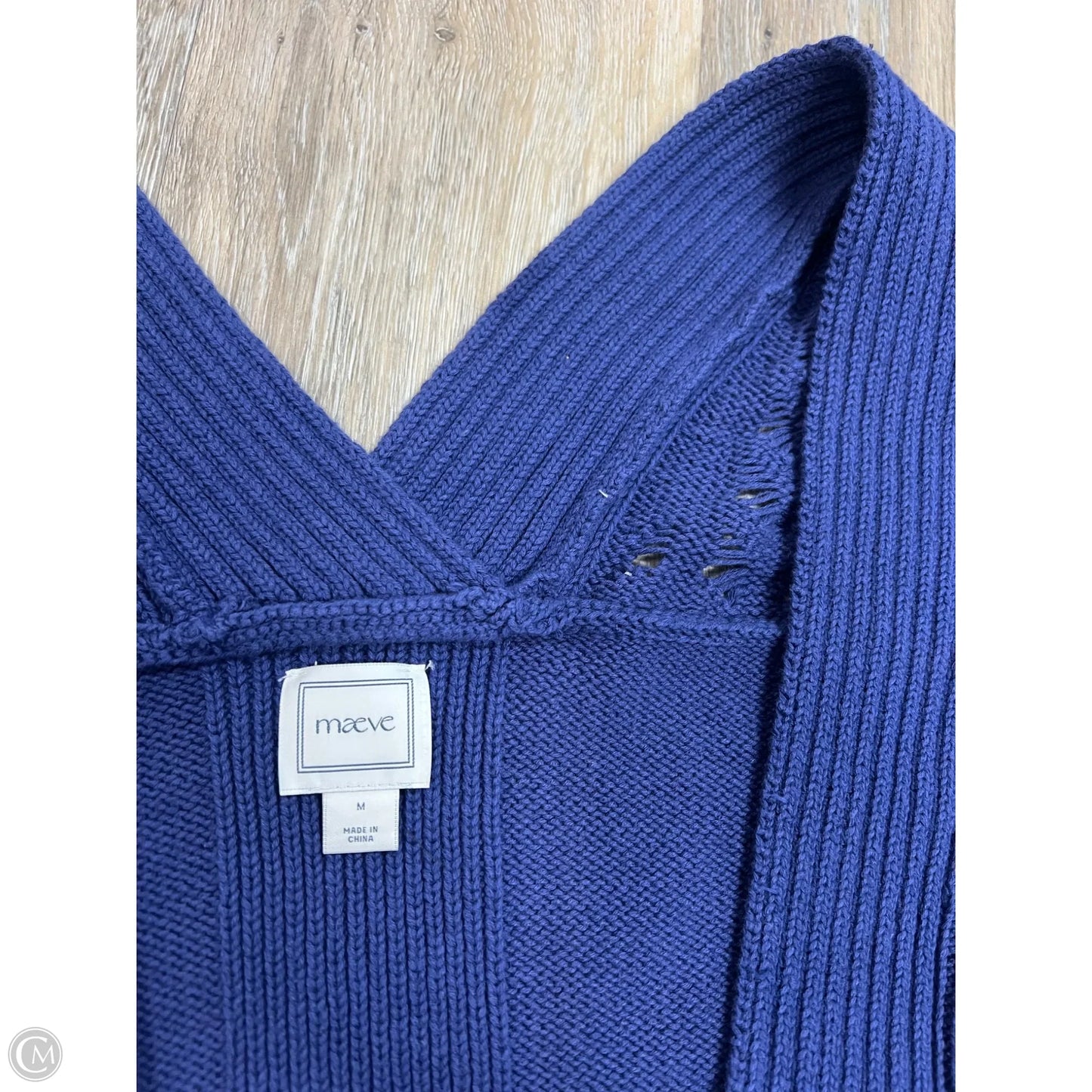 Sweater Cardigan By Maeve In Navy, Size: M