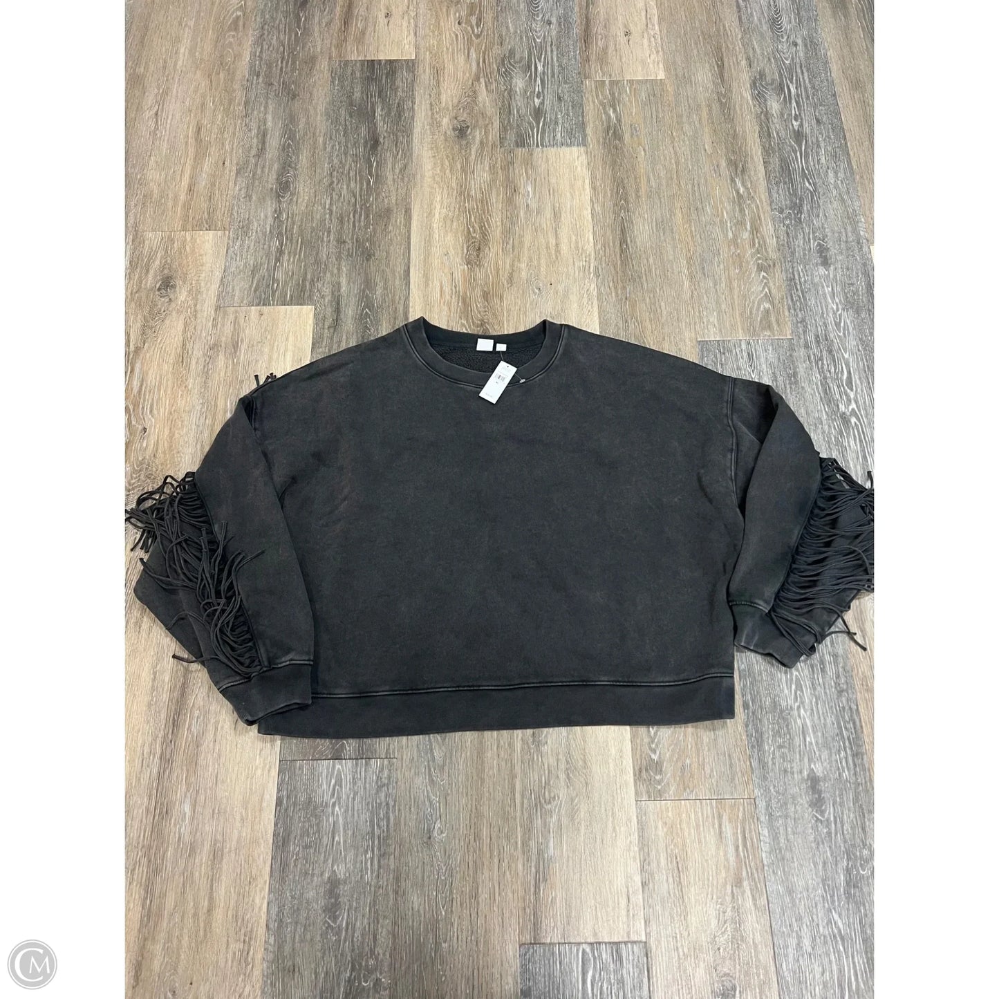 Sweatshirt Crewneck By Gap In Grey, Size: Xl