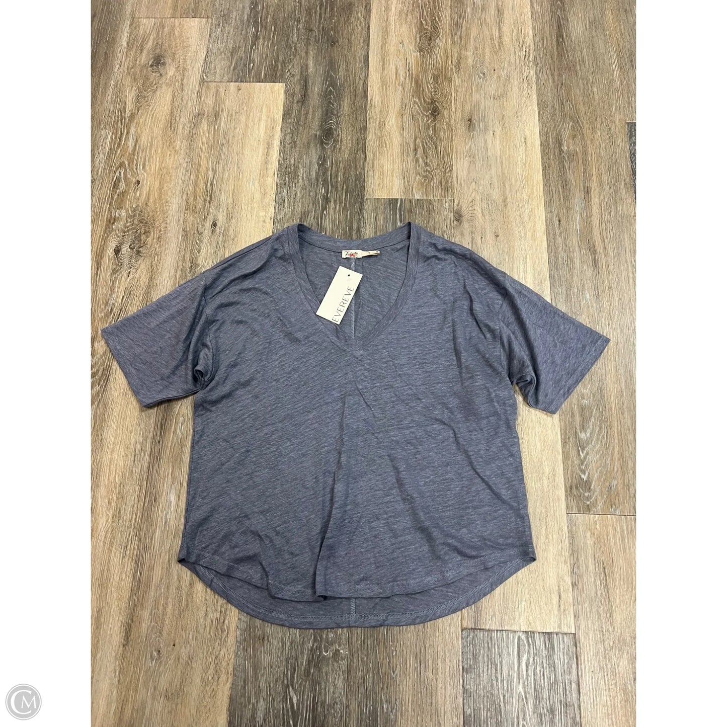 Top Short Sleeve By Faherty In Blue, Size: S