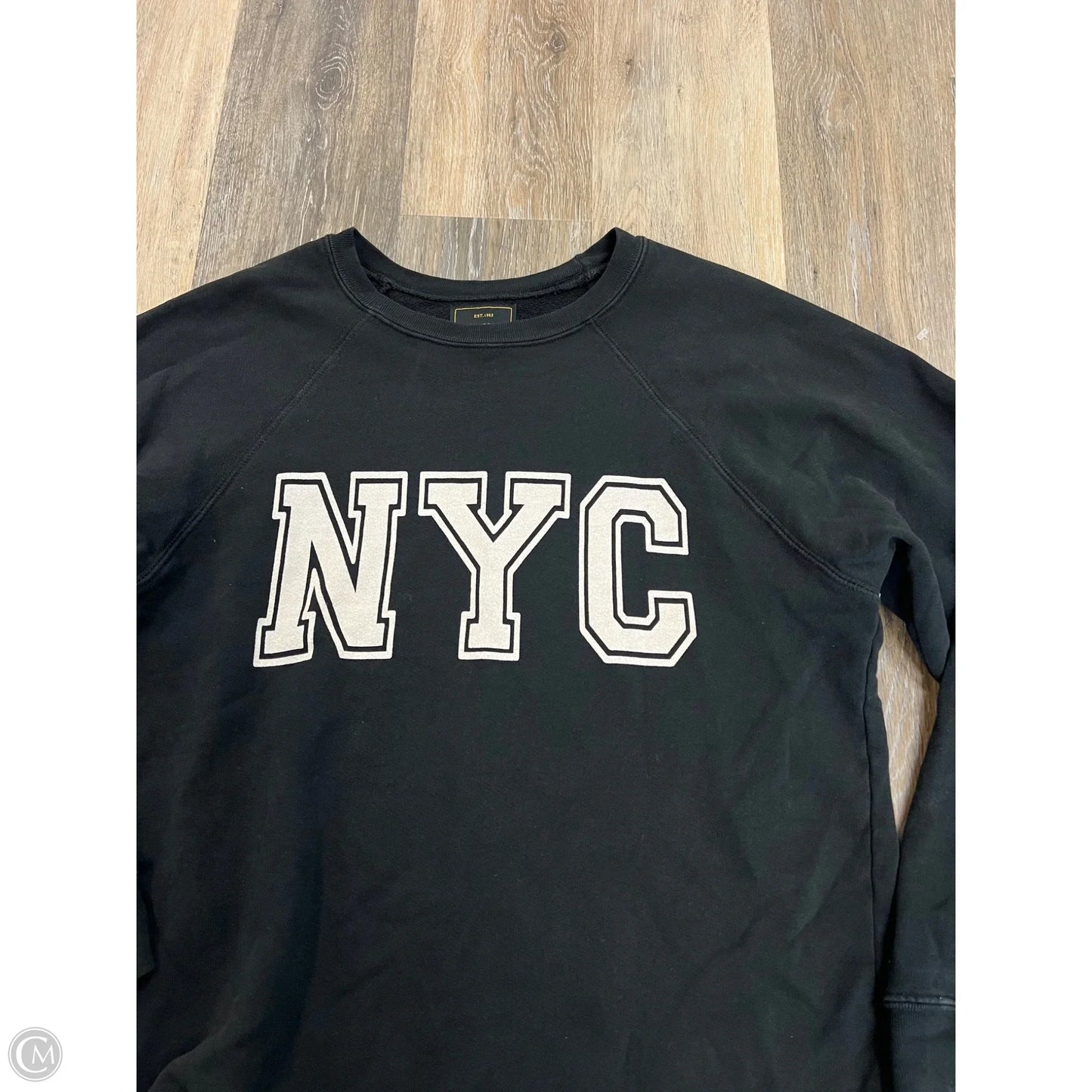 Sweatshirt Crewneck By Retrobrand In Grey, Size: M