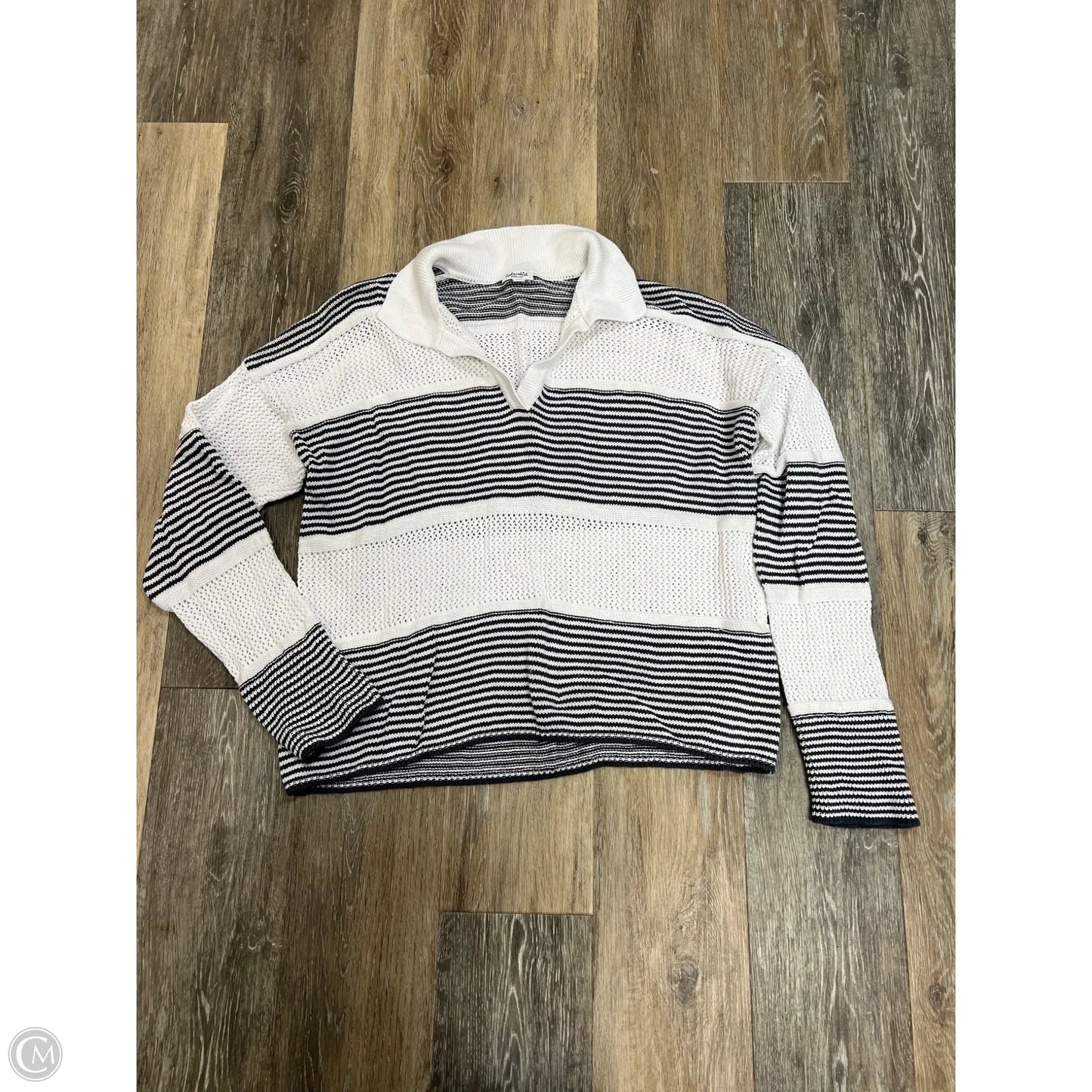 Sweater By Splendid In Striped Pattern, Size: M