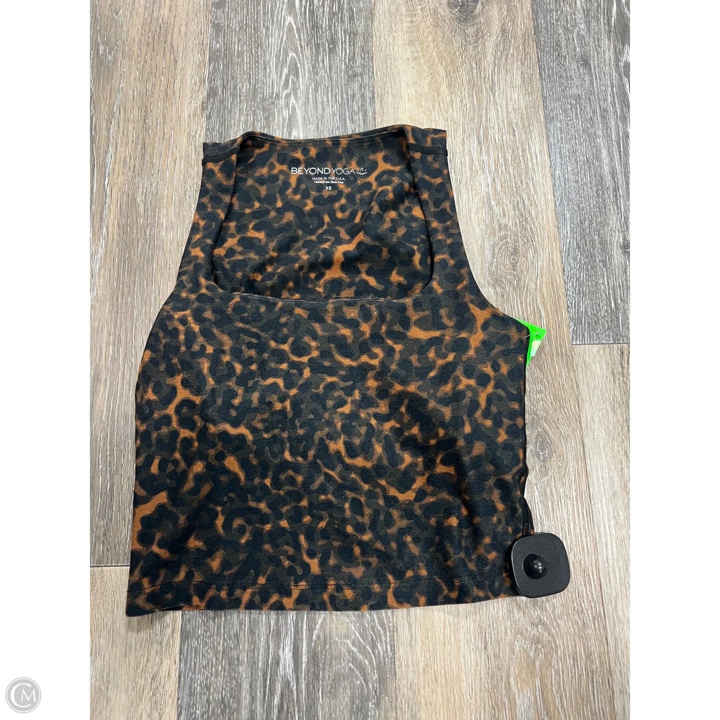 Athletic Tank Top By Beyond Yoga In Animal Print, Size: Xs