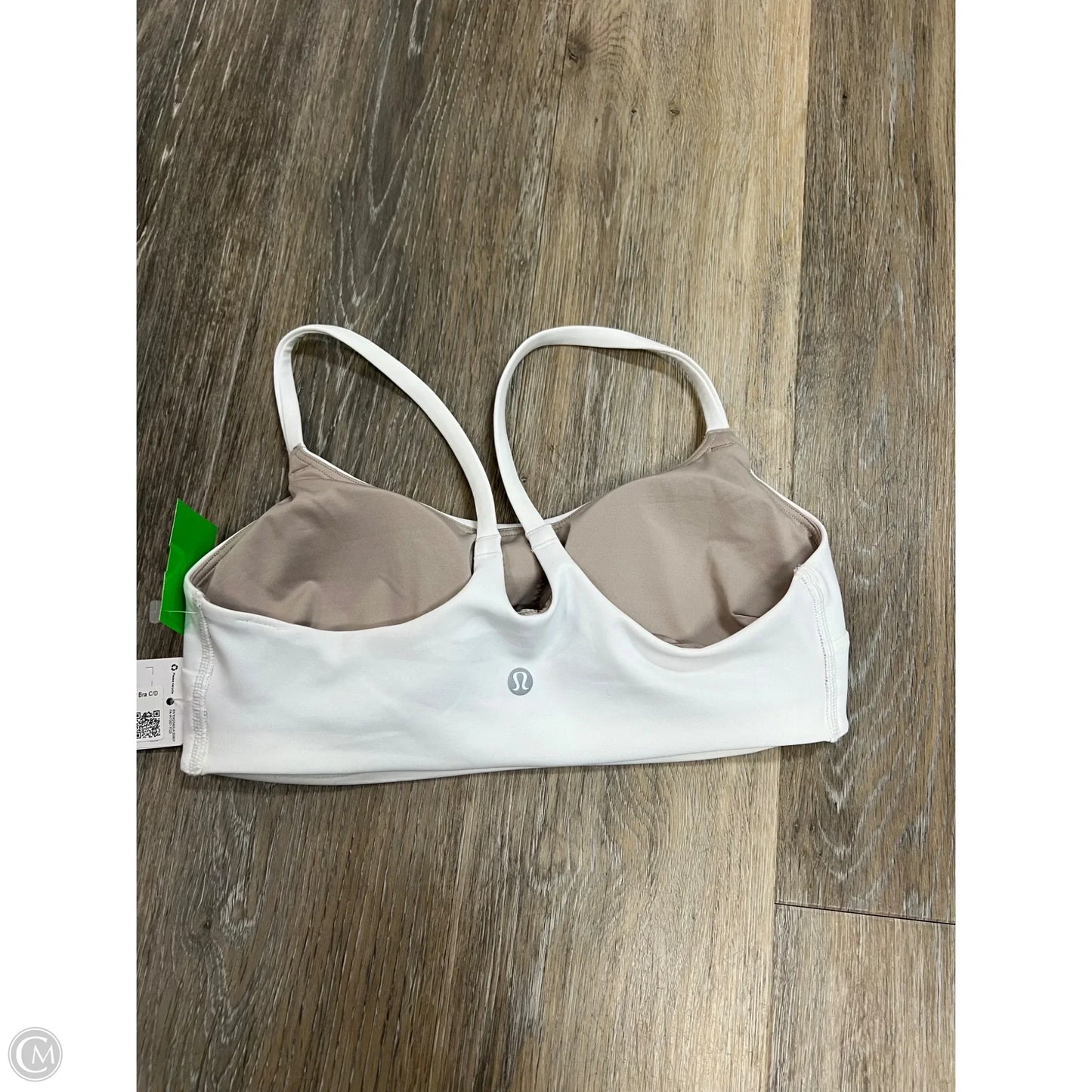 Athletic Bra By Lululemon In White, Size: 6