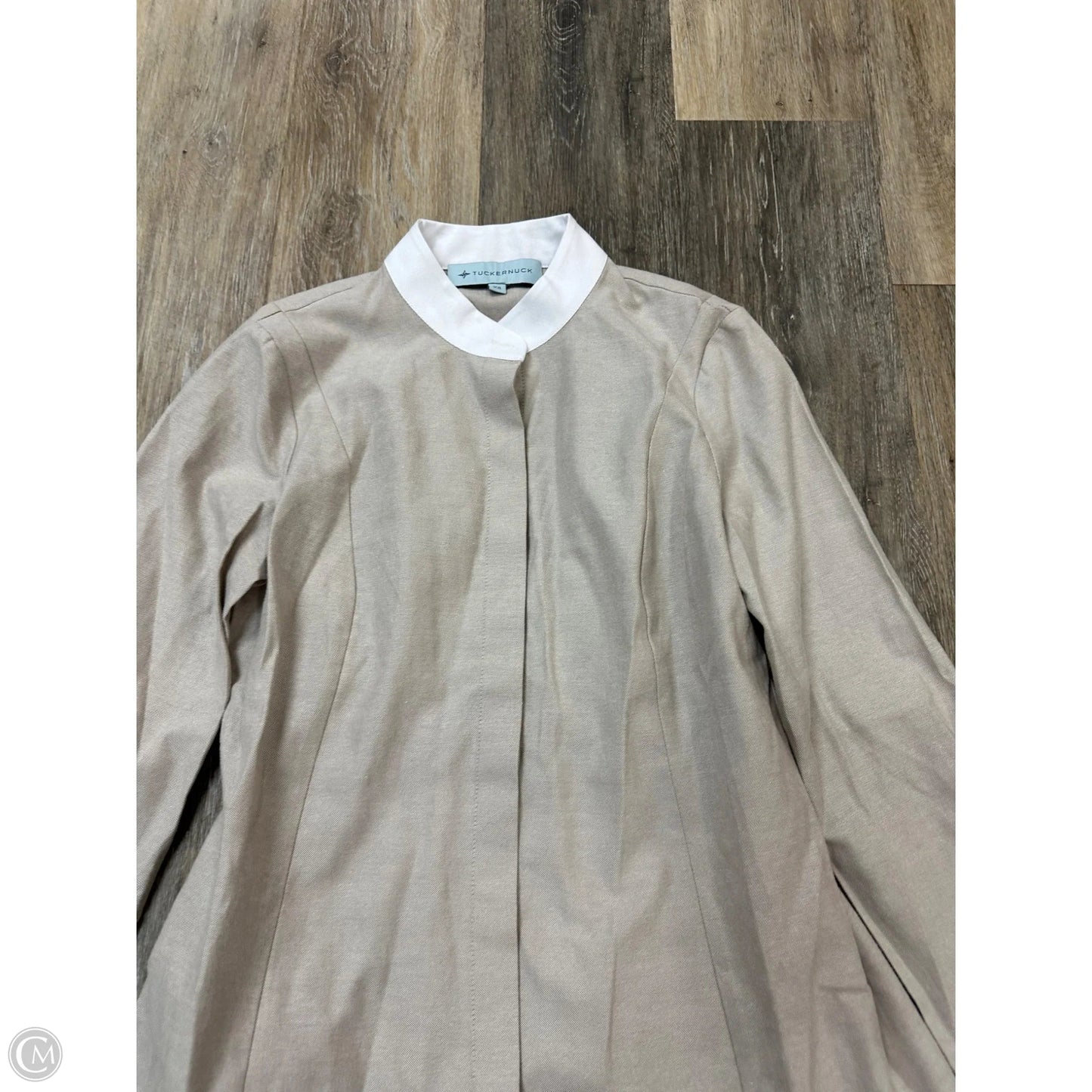 Blouse Long Sleeve By Tuckernuck In Grey, Size: Xs