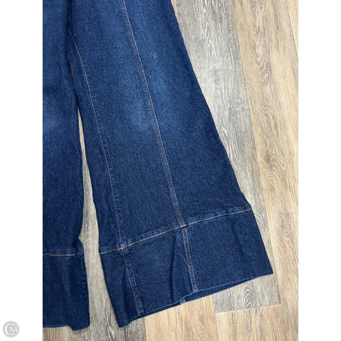 Jeans Wide Leg By We The Free In Blue Denim, Size: 12