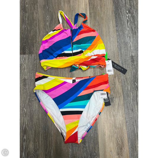 Swimsuit 2pc By La Blanca In Multi-colored, Size: 14