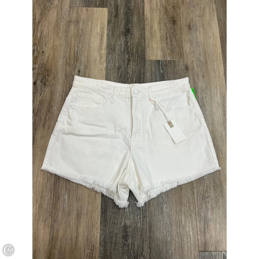 Shorts By Good American In White Denim, Size: 10/30